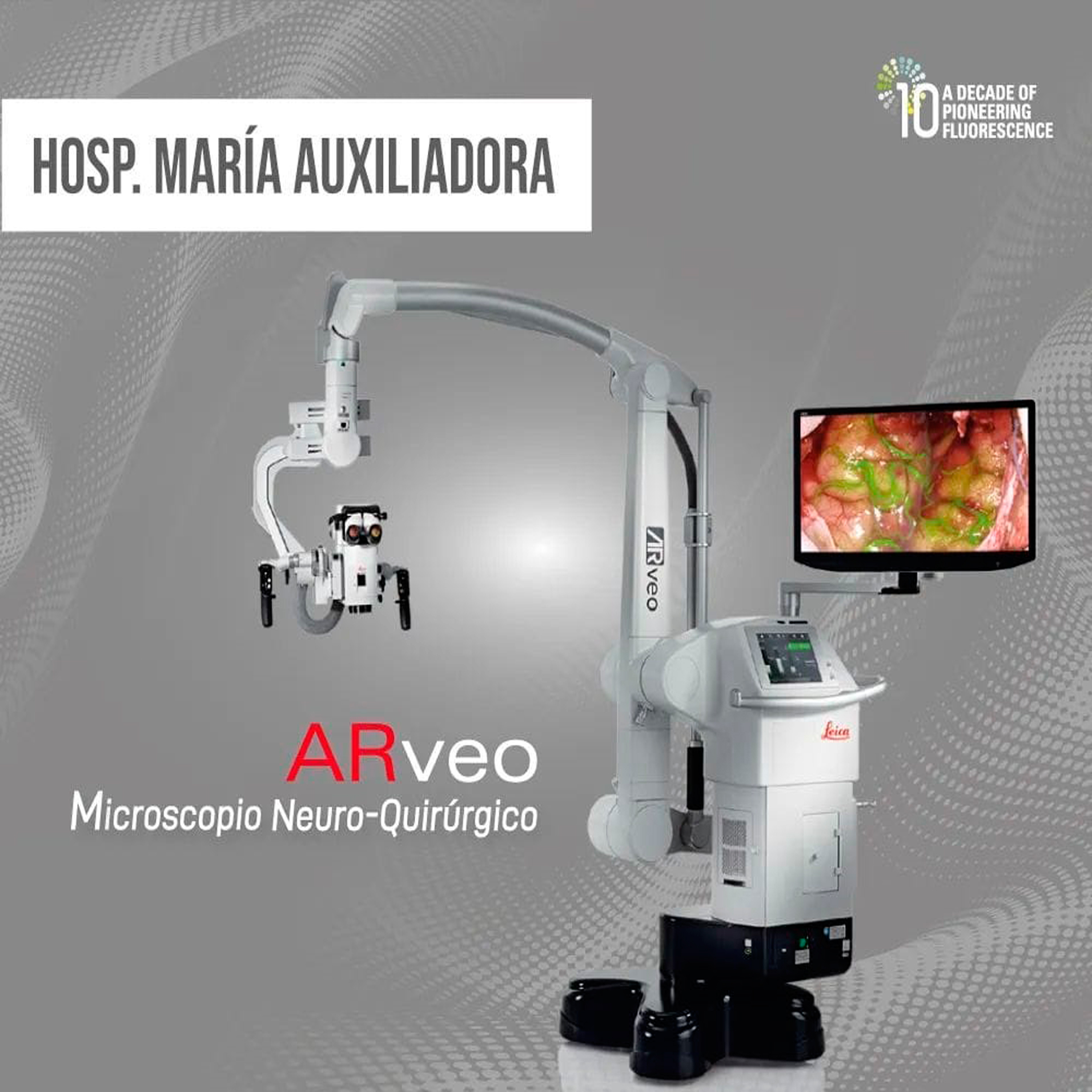 Hospital María Auxiliadora adquiere Microscopio Neuro-Quirúrgico Leica Arveo