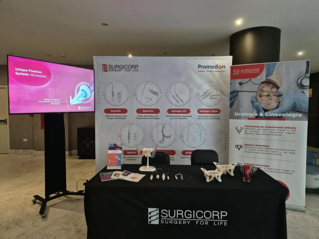 Surgicorp presente en el III congreso internacional de Piso pelvico con su línea de Urología y Ginecología